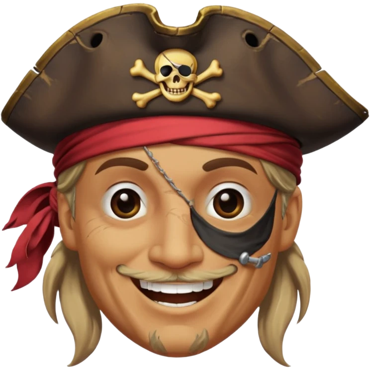 pirate and emoji