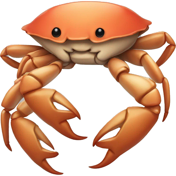Sleeping crab emoji