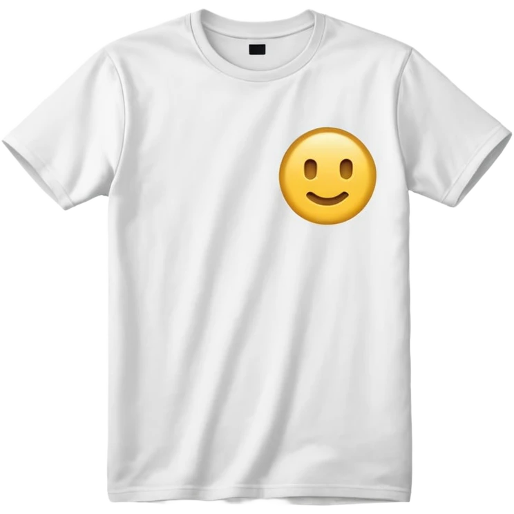 gold and white T Shirt  emoji