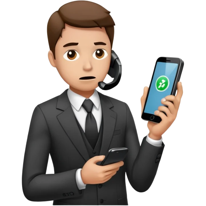 Несчастный криптотрейдер emoji