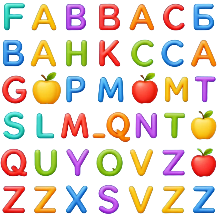 A to z alhpabet emoji