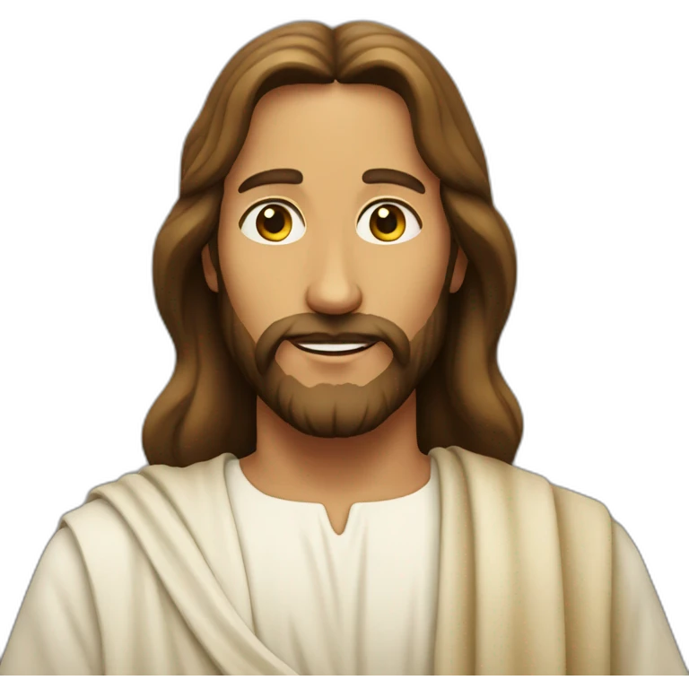 Jesus loving the world  emoji
