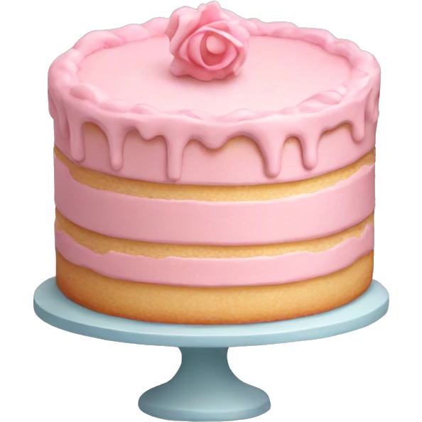 pastel pink cake emoji