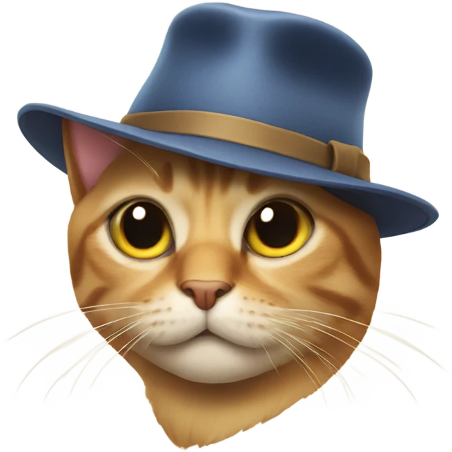 cat wearing hat emoji