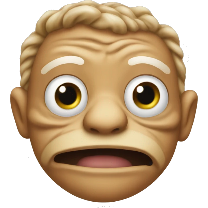 wrinkled coquí emoji