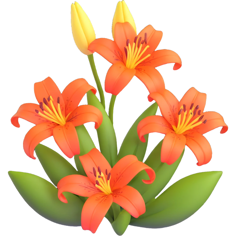 lily flower emoji
