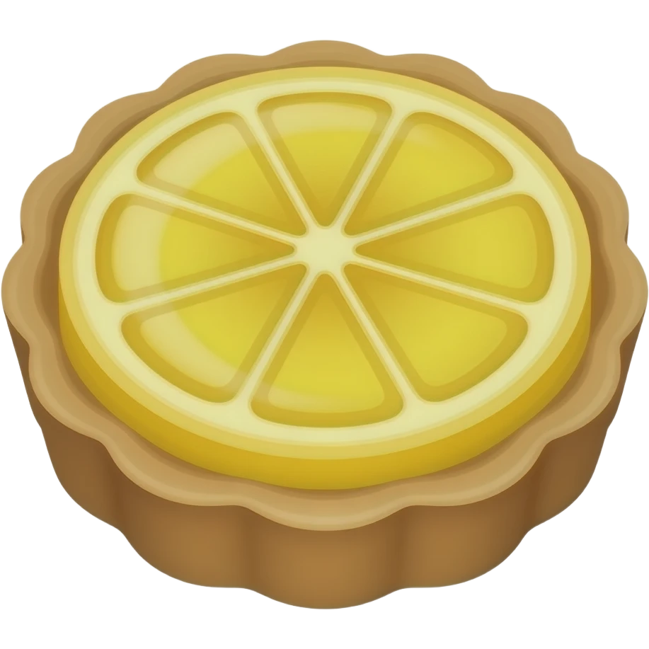 lemon tart emoji