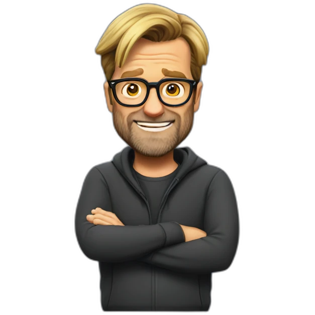 Jurgen Klopp shoulder shrug don't know emoji