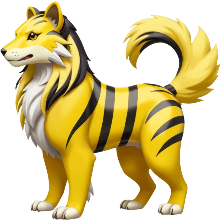 Raikou-Pokémon (full body) emoji