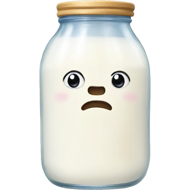 milk in jar emoji