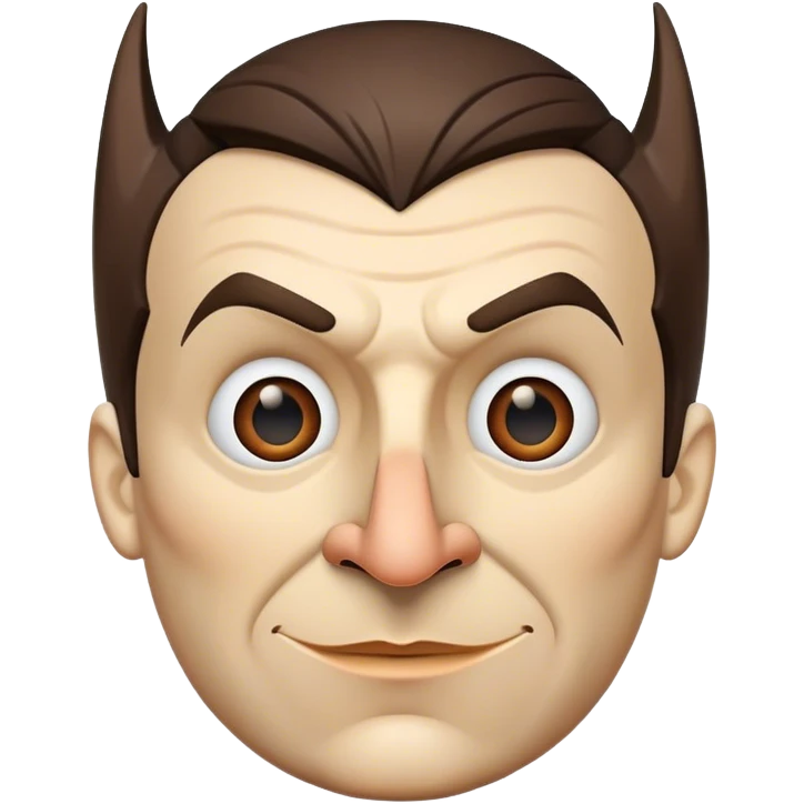 Batman with Pinocchio nose emoji