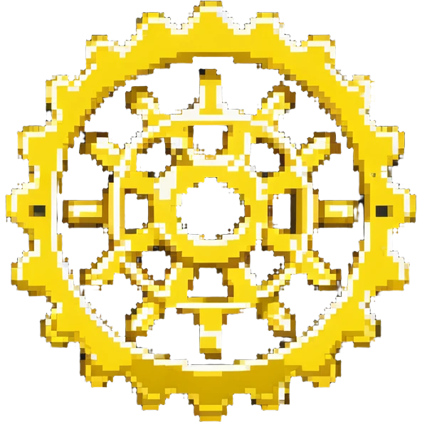 yellow gear cog emoji