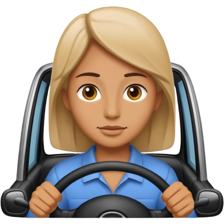 Simit araba kullanıyor emoji