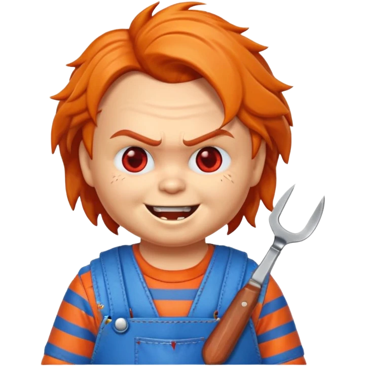 Un emojin de chuky emoji