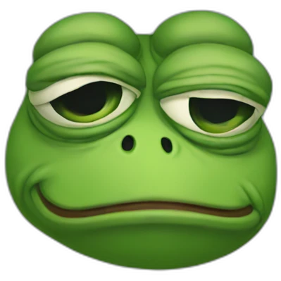 Pepe the frog sad emoji