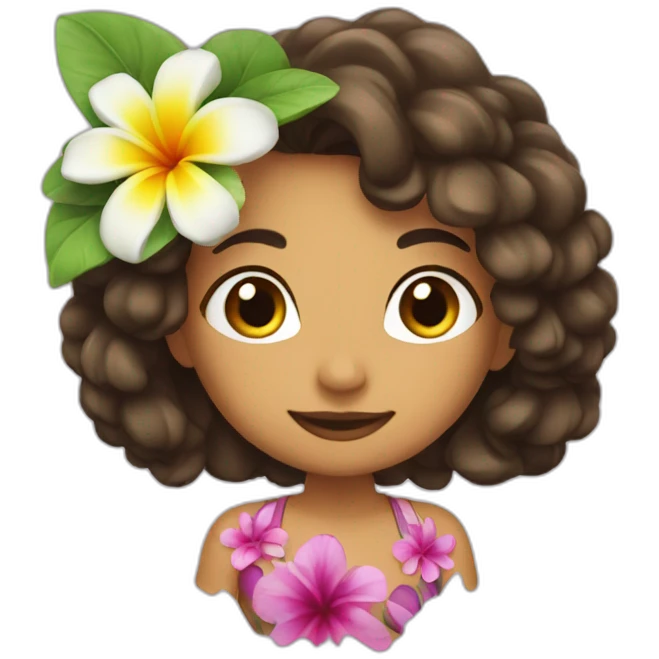 fleur tahiti emoji