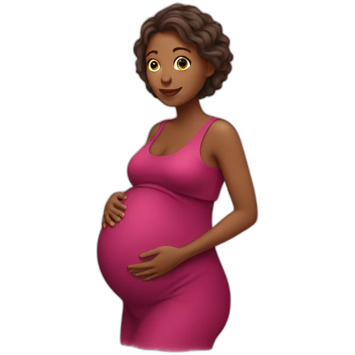 pregnant woman emoji