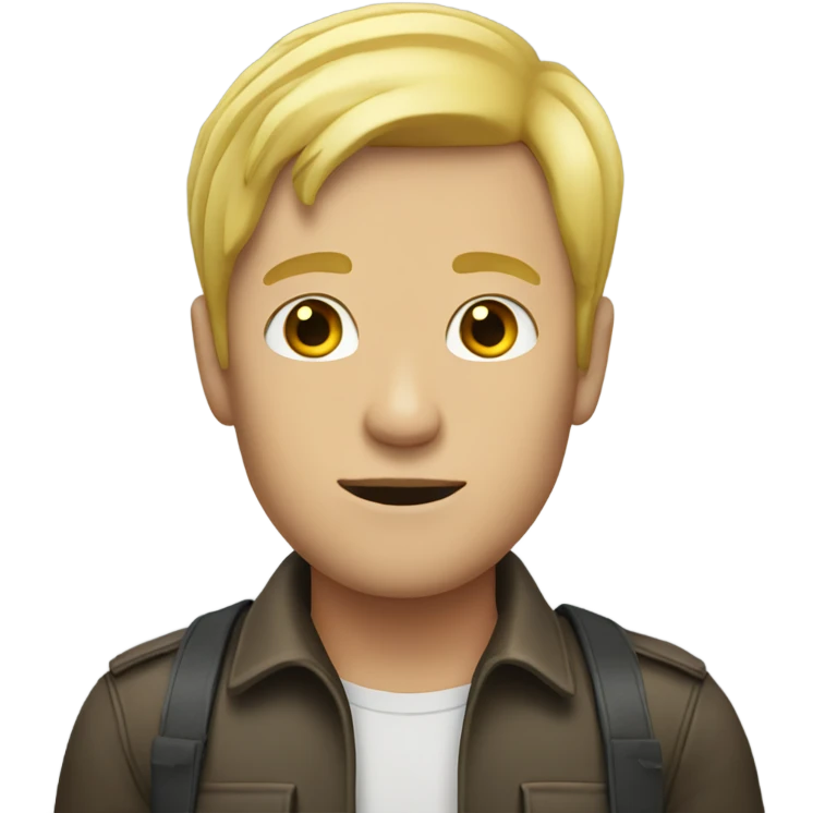 Men with blonde hair emoji