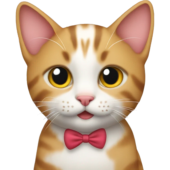 Cat with a heart emoji