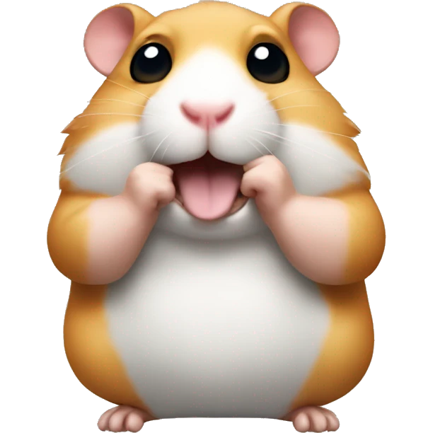 hamster bodybuilder emoji