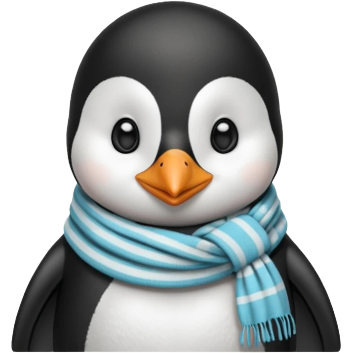 A Penguin with a Scarf emoji