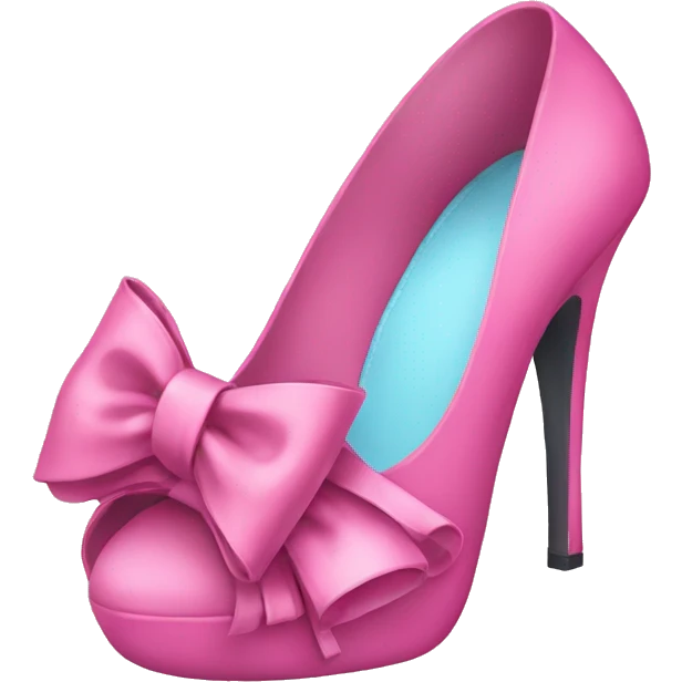 Heels with bows emoji