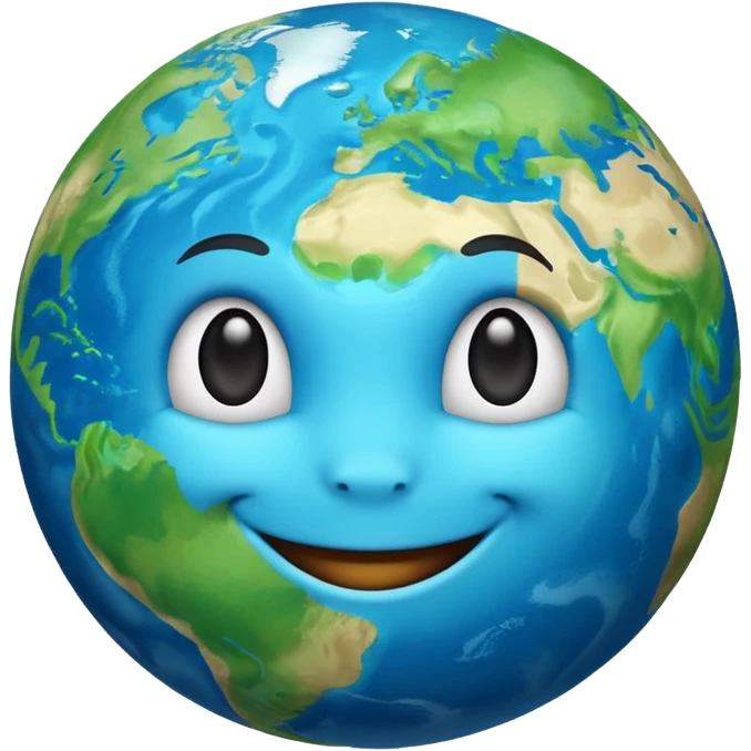 Planet earth emoji ceo face  emoji