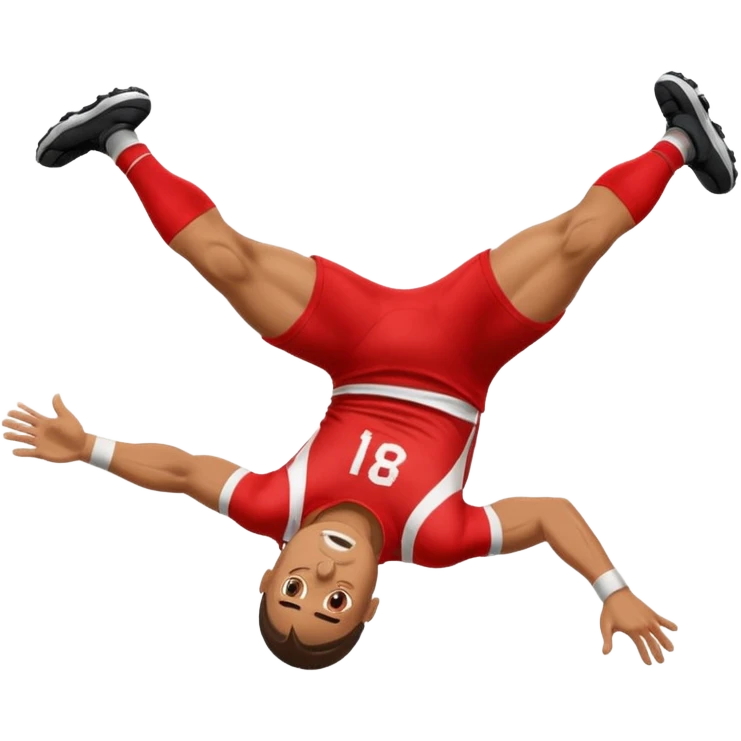 Footballer backfilp emoji