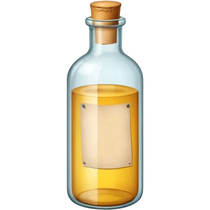 glass bottle with a paper message inside emoji