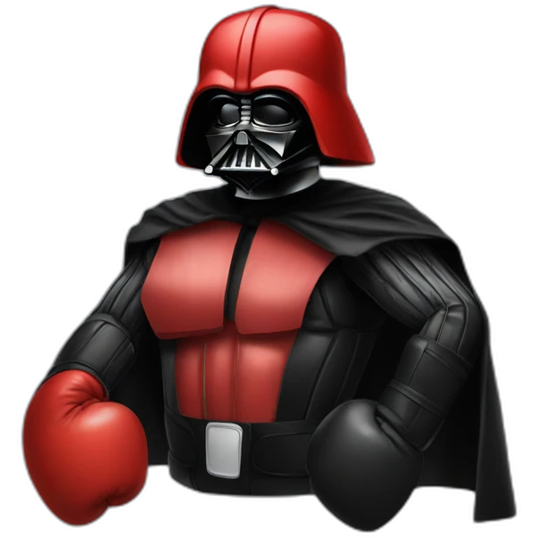 trump boxing with darth vader emoji