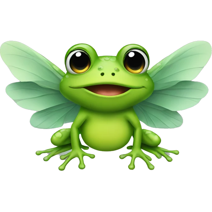 frog with wings emoji
