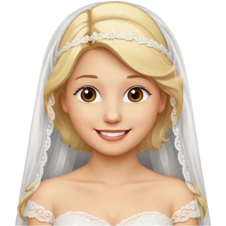 blonde bride emoji