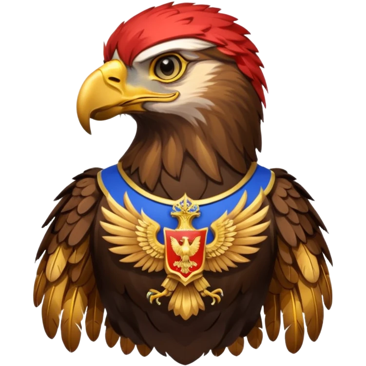 golden eagle like Russian national bird   emoji