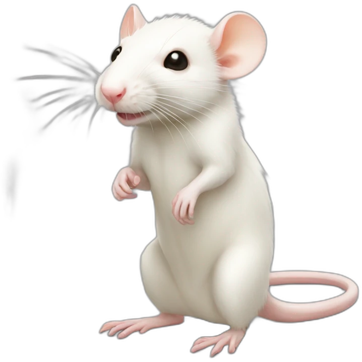 Albino Rat Full Body emoji