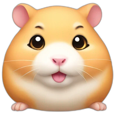 fat hamster emoji