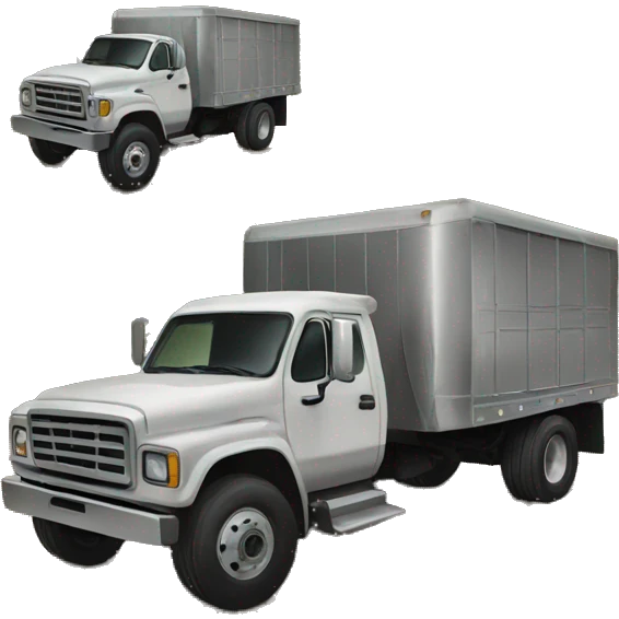 two trucks in the wilderness emoji