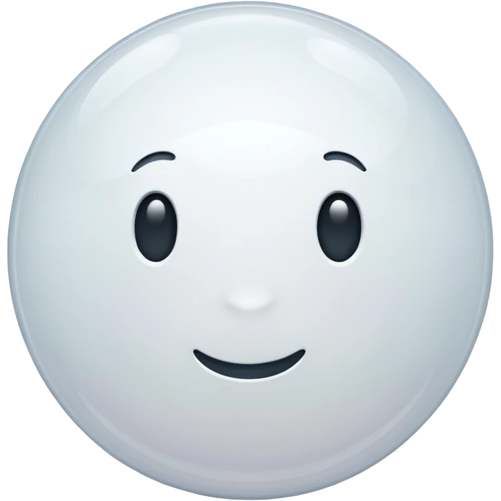 white bubble emoji