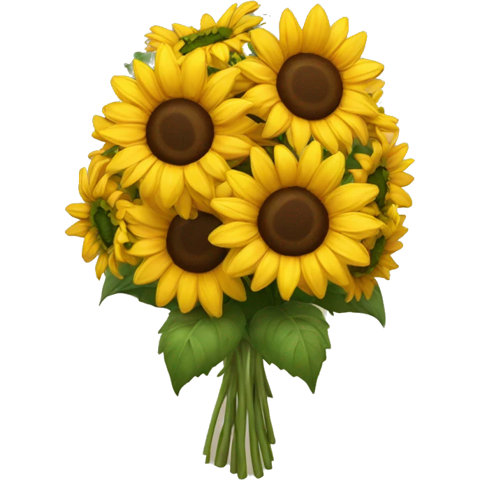 Sunflowers bouquet  emoji