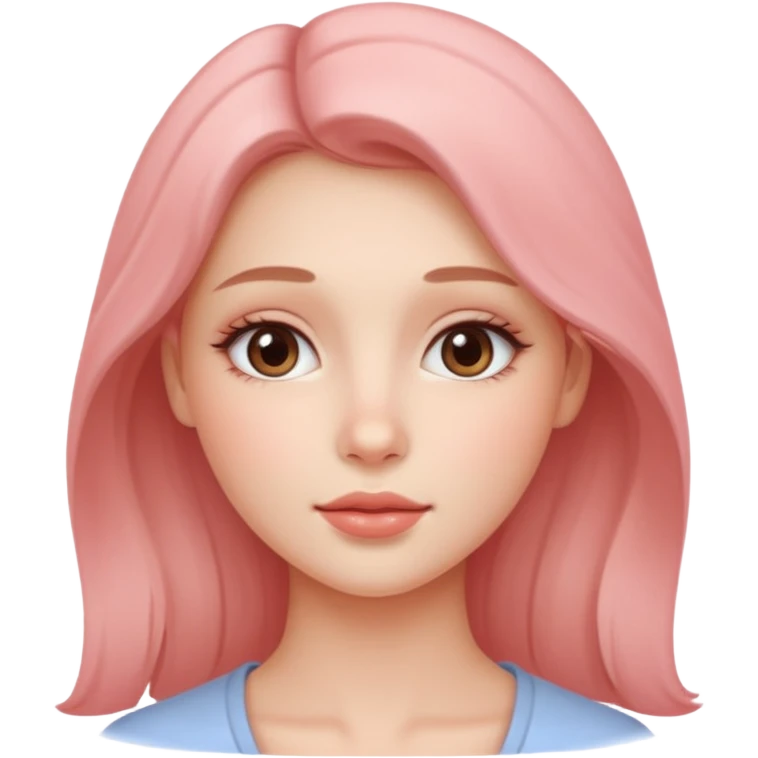 Casula style woman face emoji