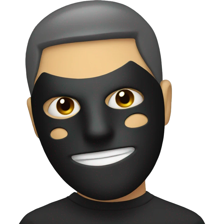 Masked man emoji