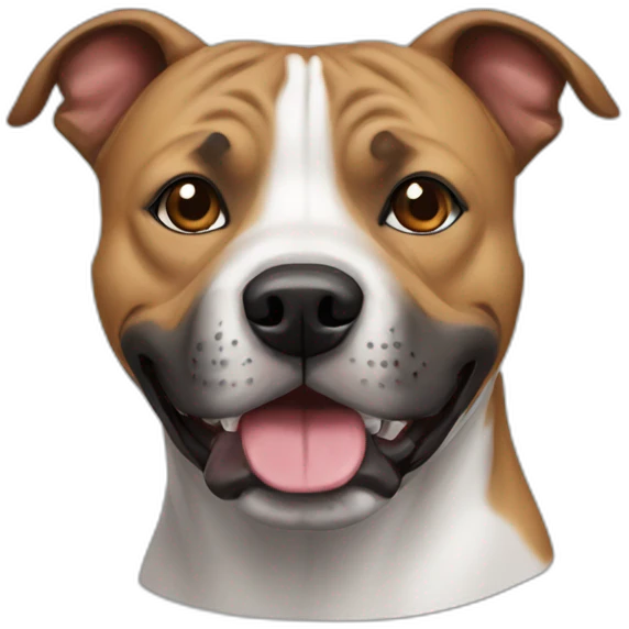 Staffy dog emoji