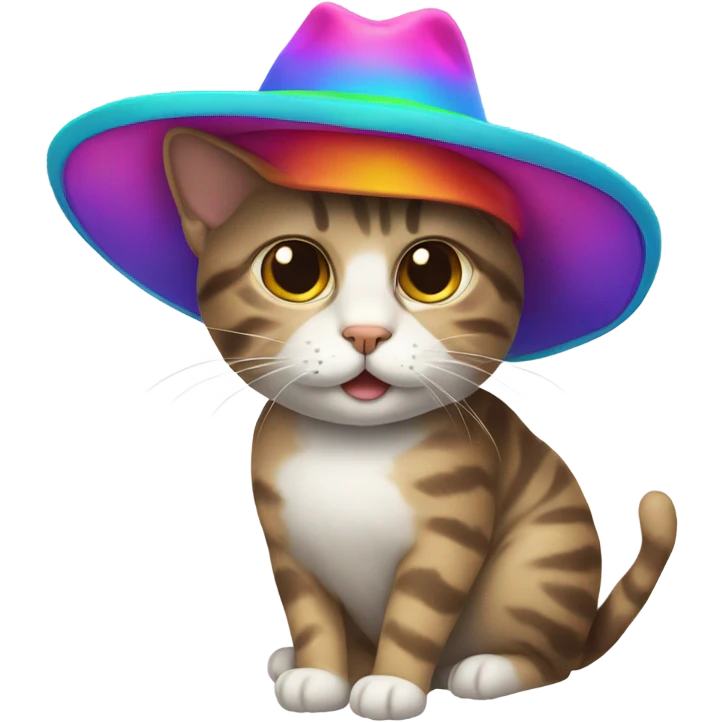 cat wearing a hat  emoji