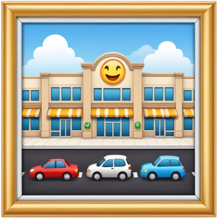 shopping center emoji