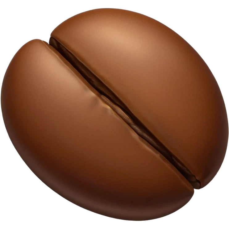 single coffee bean emoji