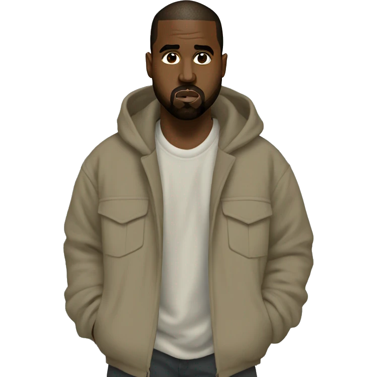 kanye in yeezy boots emoji