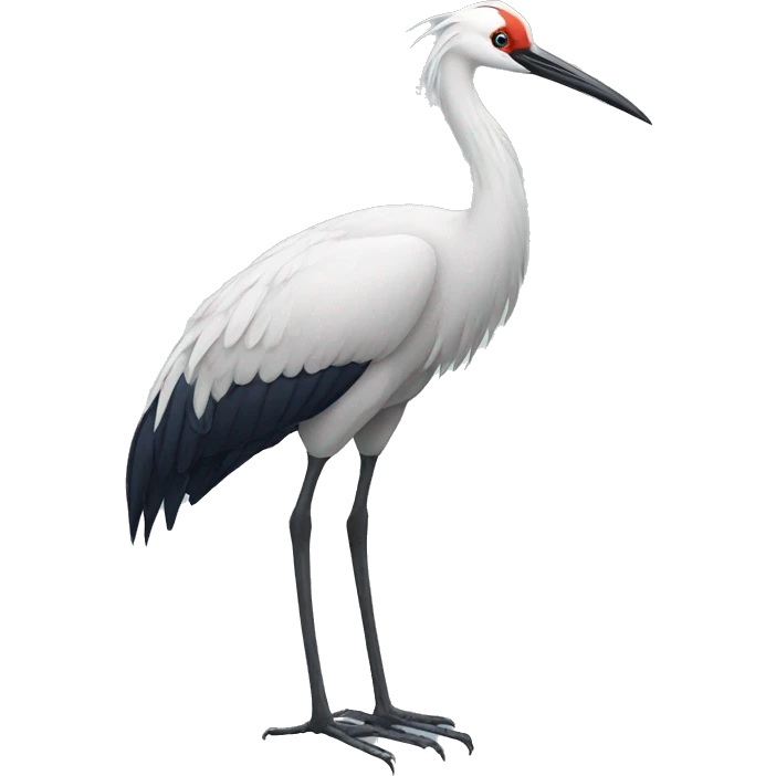 crane bird emoji