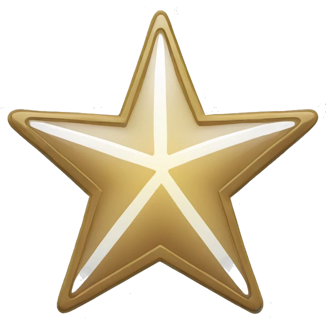 7 point stars badge  emoji