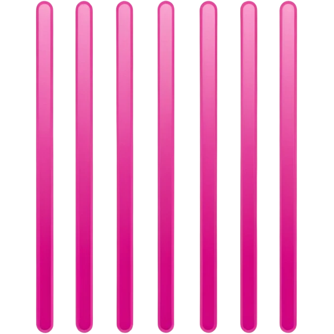 Pink and white stripes emoji