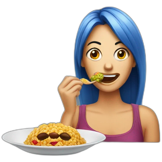 Woman-eating-jeff-probst emoji