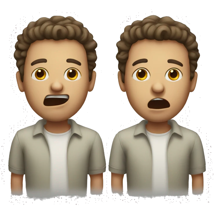 Loud mouth Italian guy  emoji